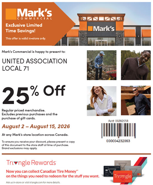Marks -  25% Off all Regularly Priced Merchandise August 2-15, 2026 - Featured Image
